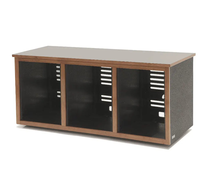 Argosy 14 Space Straight Rack, Triple Bay, Cherry Trim