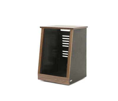 Argosy 16 Space Slanted Rack, Single Bay, Black Satin Lacquer