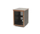 Argosy 16 Space Straight Rack, Single Bay, Walnut Trim
