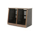Argosy 16 Space Slanted Rack, Double Bay, Cherry Trim