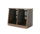 Argosy 16 Space Slanted Rack, Double Bay, Black Satin Lacquer