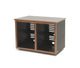 Argosy 16 Space Straight Rack, Double Bay, Black Satin Lacquer