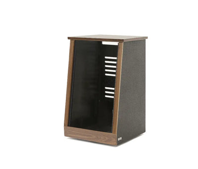 Argosy 18 Space Slanted Rack, Single Bay, Oak Trim