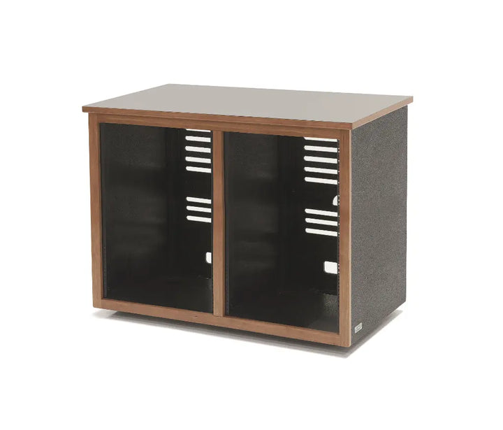 Argosy 18 Space Straight Rack, Double Bay, Cherry Trim