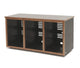 Argosy 18 Space Straight Rack, Triple Bay, Oak Trim