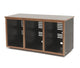 Argosy 18 Space Straight Rack, Triple Bay, Oak Trim
