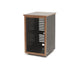 Argosy 20 Space Straight Rack, Single Bay, Black Satin Lacquer