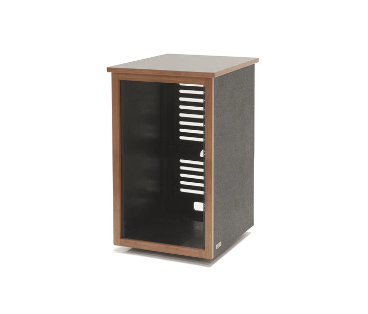 Argosy 20 Space Straight Rack, Single Bay, Walnut Trim