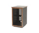 Argosy 20 Space Straight Rack, Single Bay, Black Satin Lacquer