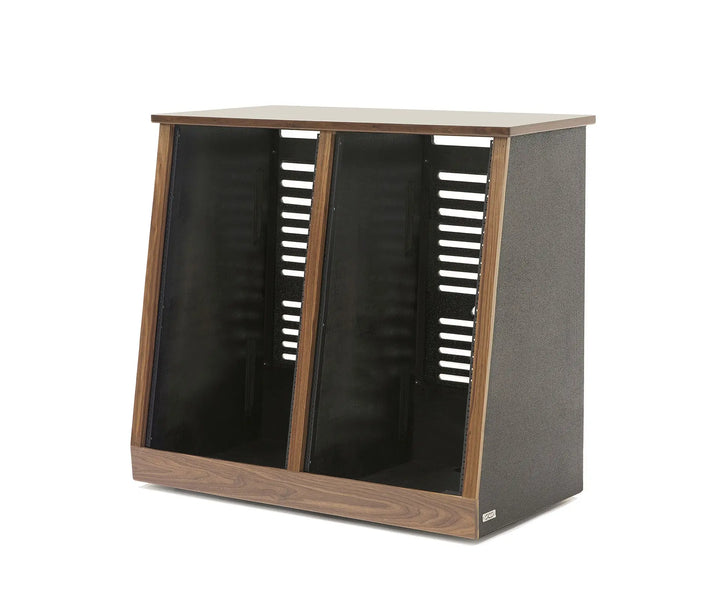 Argosy 20 Space Slanted Rack, Double Bay, Oak Trim
