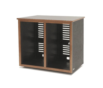 Argosy 20 Space Straight Rack, Double Bay, Oak Trim