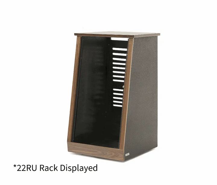 Argosy 24 Space Slanted Rack, Single Bay, Oak Trim