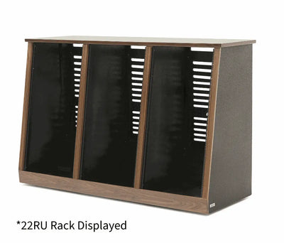 Argosy 24 Space Slanted Rack, Triple Bay, Oak Trim