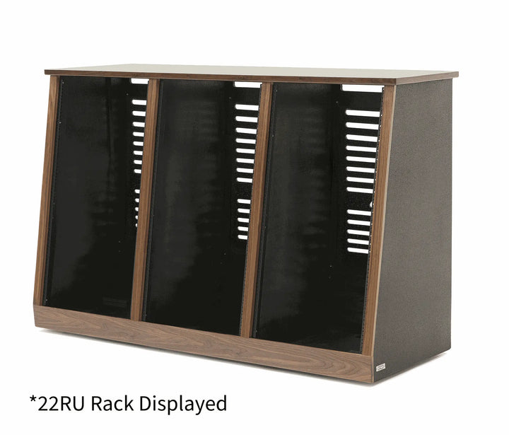 Argosy 24 Space Slanted Rack, Triple Bay, Black Satin Lacquer