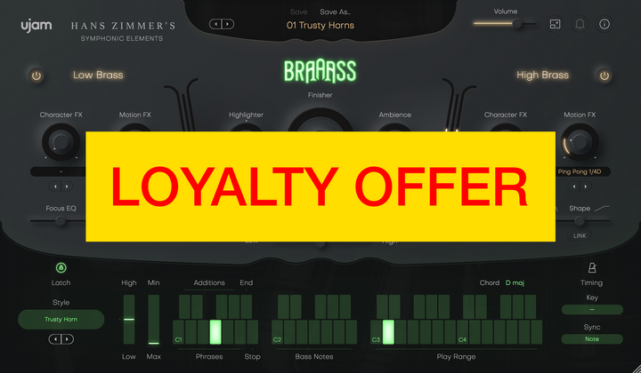 UJAM UJAM Symphonic Elements Bundle Loyalty Offer