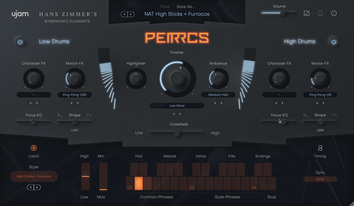 UJAM UJAM Hans Zimmer’s Drums & Percussion Bundle