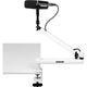Shure SH-BROADCAST2-W (White) – with microphone on desk