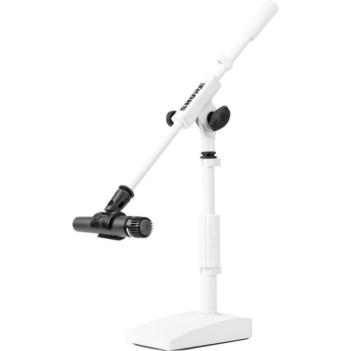 Shure SH-DESKTOP2-W (White) – boom lowered