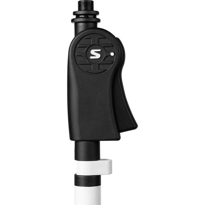 Shure SH-TRIPODSTANDDX-W (White) – pistol grip clutch detail