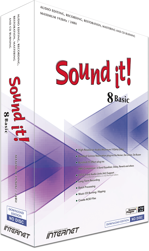 INTERNET CO. Sound it! 8 Basic - PC