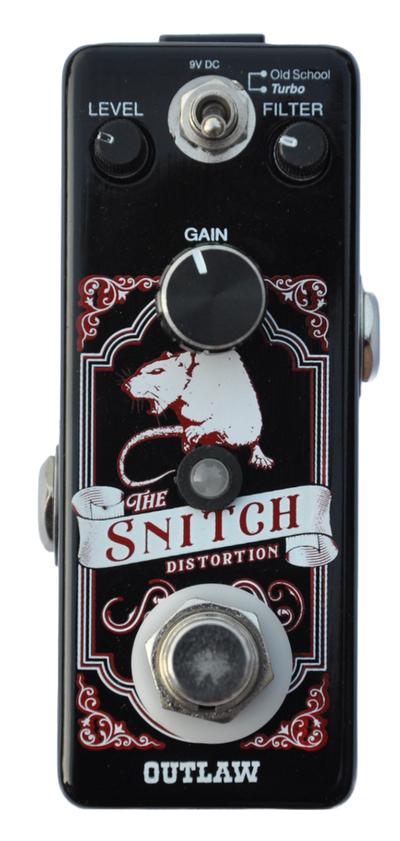Outlaw Effects The Snitch Ratty-Style Distortion Pedal - Distortion Processors