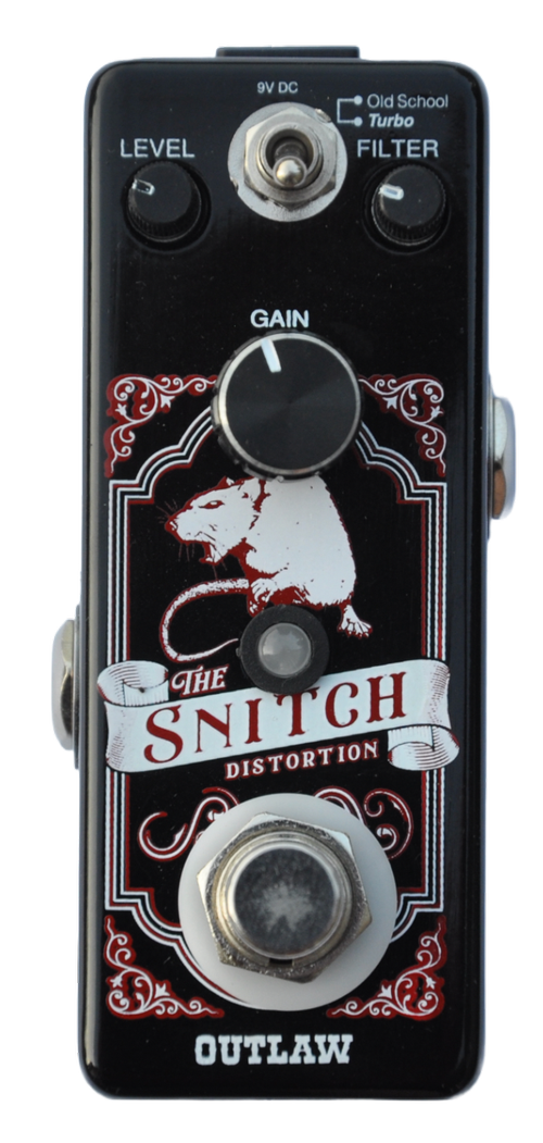 Outlaw Effects The Snitch Ratty-Style Distortion Pedal - Distortion Processors
