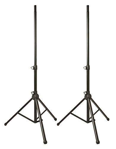 Quik Lok SP770 Speaker Stands with Bag (Pair, Black) - Speaker Stands & Arms