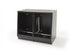 Argosy Spire 7142, 2)14 space Bays, 28 Space Rack Unit, Black Melamine