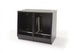 Argosy Spire 7142, 2)14 space Bays, 28 Space Rack Unit, Black Melamine