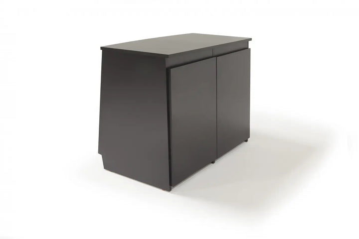 Argosy Spire 7142, 2)14 space Bays, 28 Space Rack Unit, Black Melamine