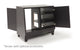 Argosy Spire 7142, 2)14 space Bays, 28 Space Rack Unit, Black Melamine