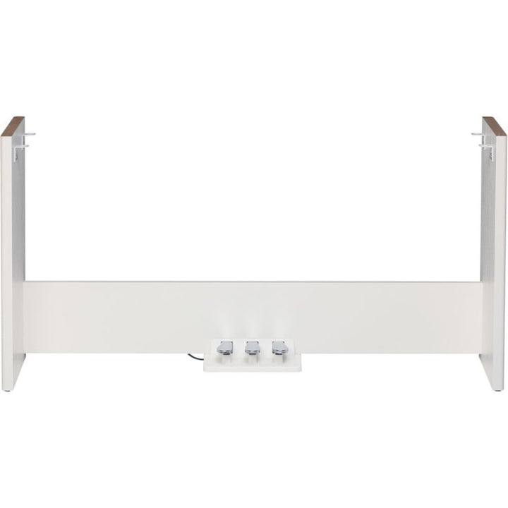 Medeli Medeli ST450 Wooden Piano Stand with 3 Pedals (White) - Keyboard & Synthesizer Stands