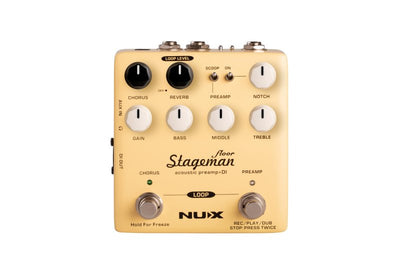 NUX NUX Stageman Floor Acoustic Preamp and DI Pedal