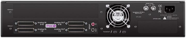 Apogee Symphony I/O Mk II 16x16 SE Thunderbolt 3 Interface – front