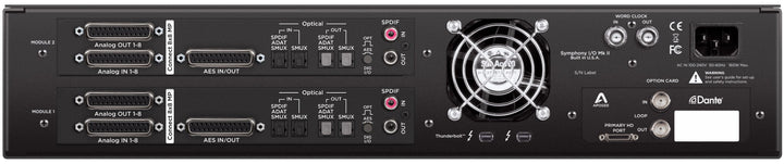 Apogee Symphony I/O Mk II 8x8 MP + 8x8 MP Thunderbolt 3/Pro Tools HD Interface – front