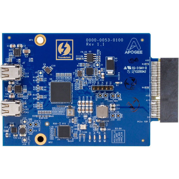 Apogee Symphony I/O Mk II Thunderbolt 3 Option Card – front