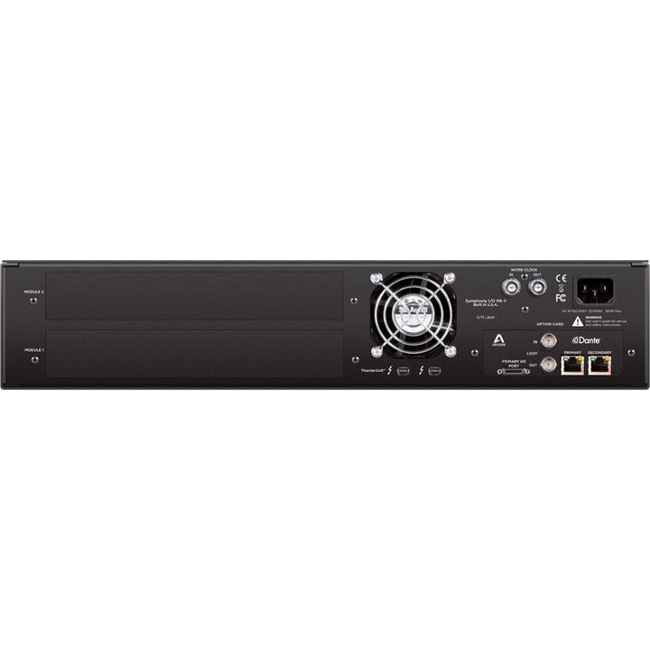 Apogee Symphony I/O Mk II Chassis (Thunderbolt 3 + Dante) – front