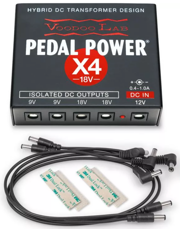 Voodoo Lab Voodoo Lab PPX4EK-18V Isolated Power Supplies with Cables