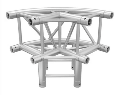 Global Truss Global Truss F34-SQ-4126-CR-L90 3-Way 90° Square Rounded Corner for F34
