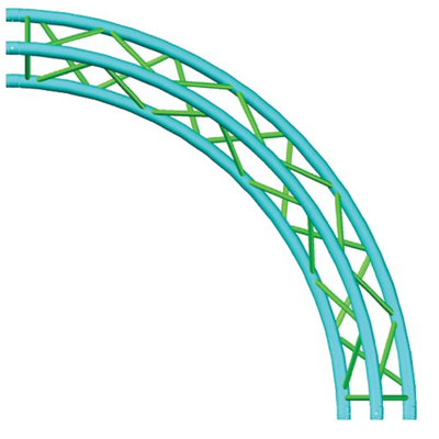 Global Truss Global Truss F33-TR-C4-90 4 x 90° Triangle Arc Circle - 4.0m (13.12ft)