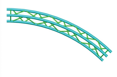 Global Truss Global Truss F33-TR-C6-45 8 x 45° Triangle Arc Circle - 6.0m (19.68ft)