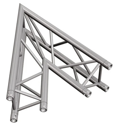 Global Truss Global Truss F33-TR-4086I 2-Way 45° Triangle Corner for F33 - Apex In