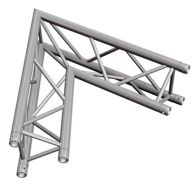 Global Truss Global Truss F33-TR-4087O 2-Way 60° Triangle Corner for F33 - Apex Out