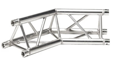 Global Truss Global Truss F33-TR-4090UD 2-Way 135° Triangle Corner for F33 - Apex Up/Down