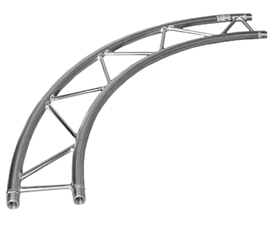 Global Truss Global Truss F32-IB-C1.5-H180 2 x 180° I-Beam Arc Circle - 1.5m (4.92ft) - Horizontal