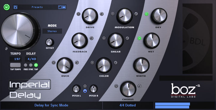 BOZ DIGITAL Boz Imperial Delay