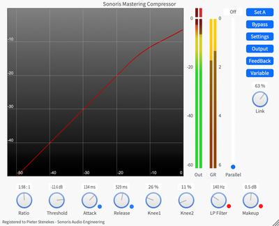 SONORIS Sonoris Mastering Compressor