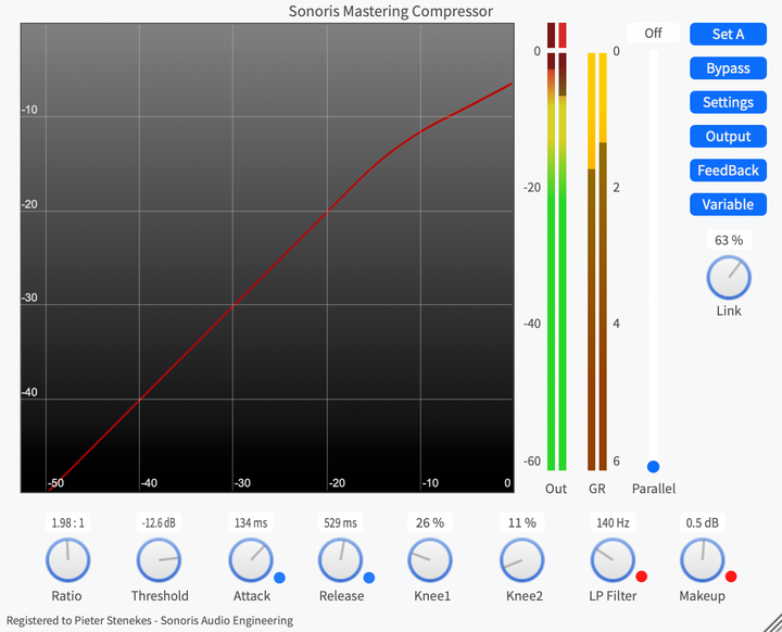 Sonoris Sonoris Mastering Compressor