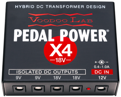 Voodoo Lab Voodoo Lab PPX4-18V Isolated Guitar Pedal Power Supply
