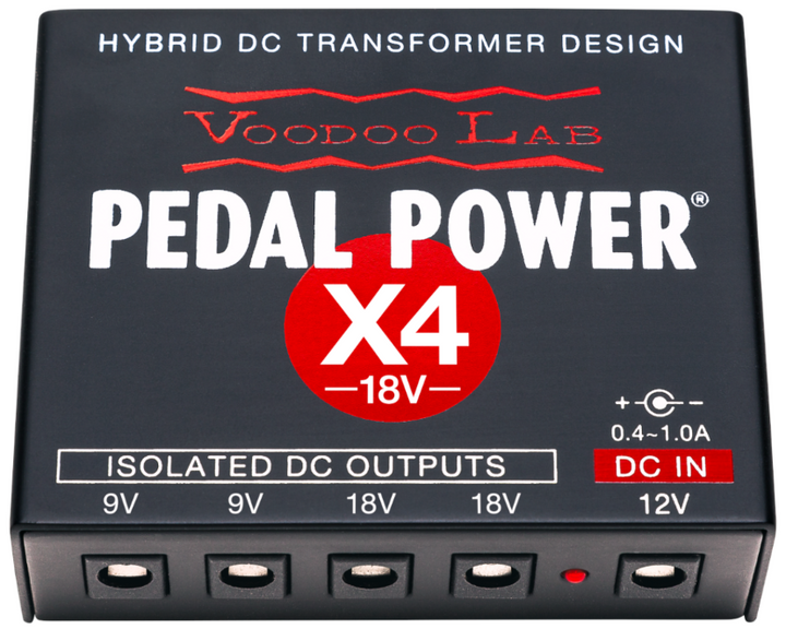 Voodoo Lab Voodoo Lab PPX4-18V Isolated Guitar Pedal Power Supply